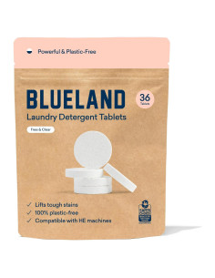 Tabletas de Detergente Ecológicas BLUELAND 36 Unidades Sin Plástico