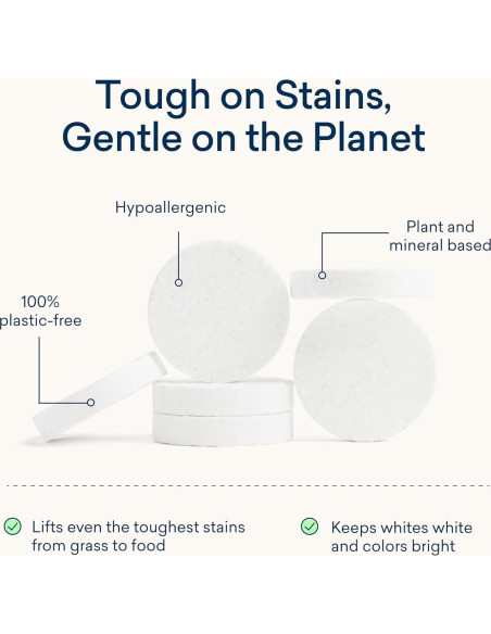 Tabletas de Detergente Ecológicas BLUELAND 36 Unidades Sin Plástico