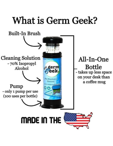 Kit de Limpieza Germ Geek para Teclados y Electrónicos - 0.29L