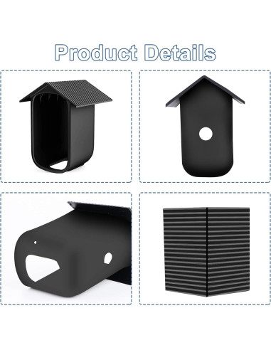 Funda de Silicona para Cámara eufyCam 2C/2C Pro - Protección UV y Lluvia