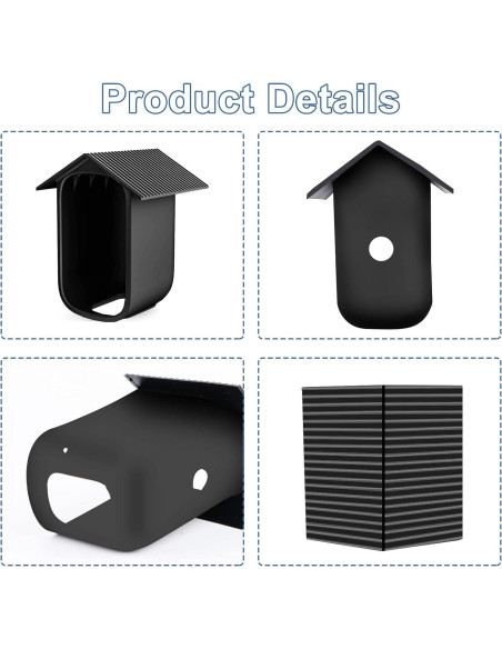 Funda de Silicona para Cámara eufyCam 2C/2C Pro - Protección UV y Lluvia