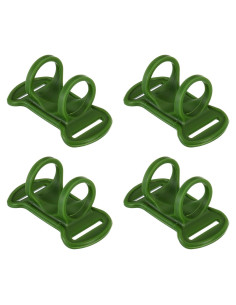 Soporte para Linterna Frontal PATIKIL 4 Pcs Silicona Verde