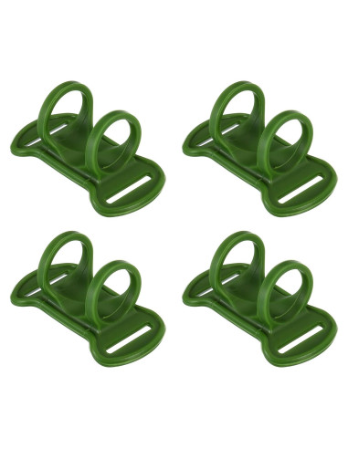 Soporte para Linterna Frontal PATIKIL 4 Pcs Silicona Verde