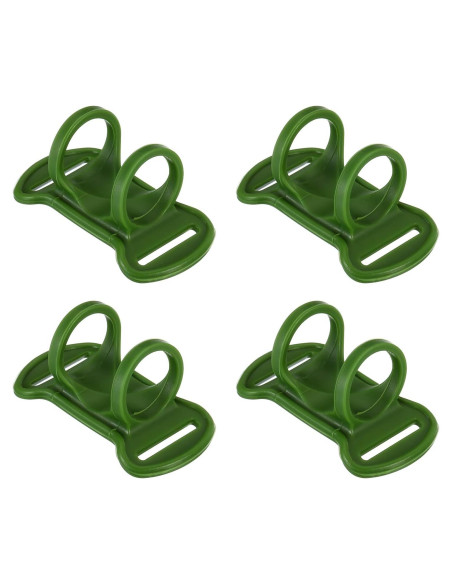Soporte para Linterna Frontal PATIKIL 4 Pcs Silicona Verde