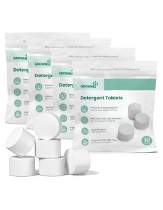 Tabletas de Lavado GROWNSY 40PCS para Lavadoras de Botellas
