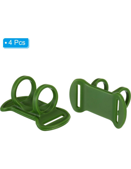 Soporte para Linterna Frontal PATIKIL 4 Pcs Silicona Verde
