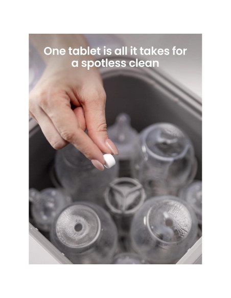 Tabletas de Lavado GROWNSY 40PCS para Lavadoras de Botellas