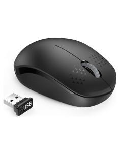 Ratón Inalámbrico Seenda Negro 2.4GHz Compacto y Silencioso