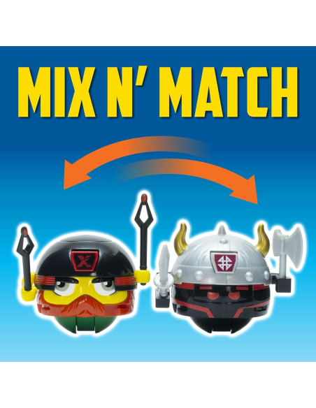 Paquete de Duelo Bolas de Batalla Buzz Bee Toys - Ice-Berg y Robot Malvado