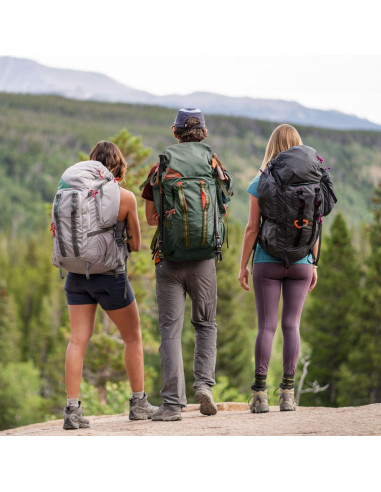 Mochila de Senderismo Kelty Redwing 50L para Mujeres - Negro