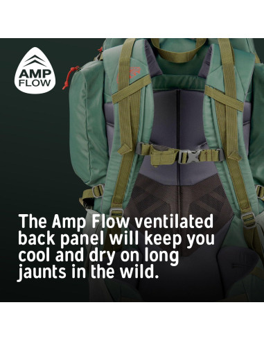 Mochila de Senderismo Kelty Redwing 50L para Mujeres - Negro