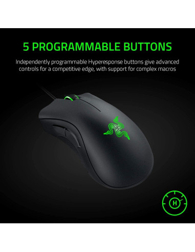 Razer DeathAdder Esencial Ratón Gaming 6400 DPI Negro
