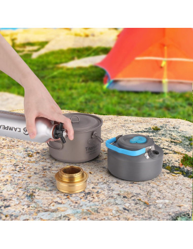 Botella de Combustible Líquido 0.5L CAMPEAK con Válvula de Seguridad