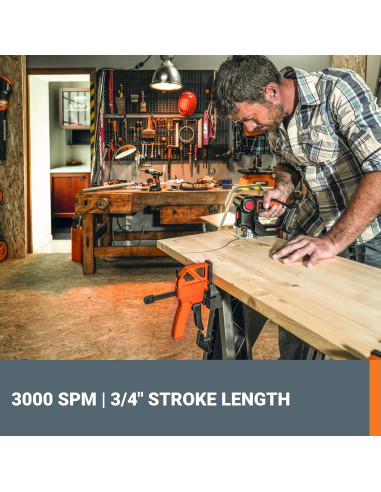 Sierra Recíproca y de Calar Inalámbrica WORX WX550L 20V