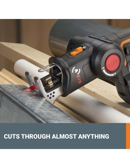 Sierra Recíproca y de Calar Inalámbrica WORX WX550L 20V