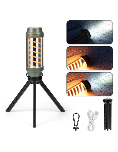 Linterna Portátil Raddy CL-1 Recargable IPX6 7 Modos Luz