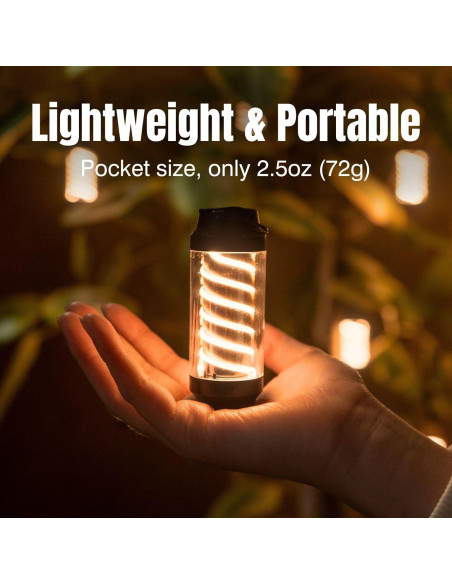 Linterna Portátil Raddy CL-1 Recargable IPX6 7 Modos Luz