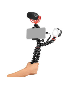 Kit de Vlogging Móvil Avanzado JOBY GorillaPod con Micrófono y Luz LED