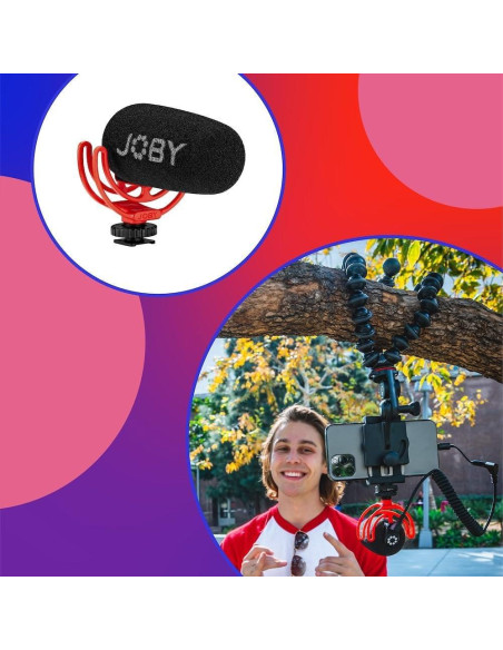Kit de Vlogging Móvil Avanzado JOBY GorillaPod con Micrófono y Luz LED