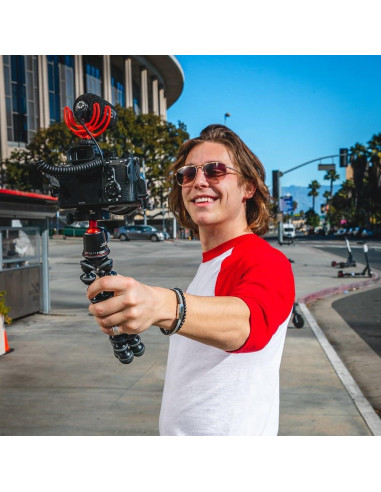 Kit de Vlogging Móvil Avanzado JOBY GorillaPod con Micrófono y Luz LED