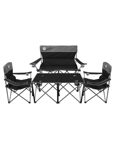 Conjunto de Camping Plegable Northroad: Sofá, 2 Sillas y Mesa