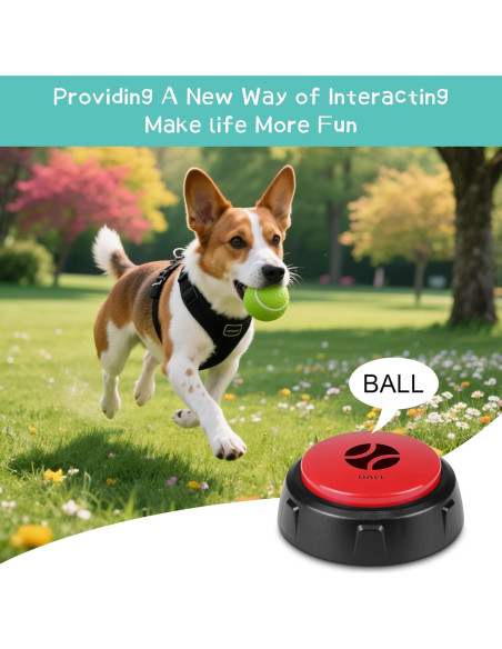 Set de 10 Botones de Comunicación para Perros NFSQ 7.62cm