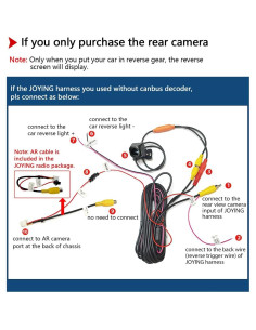 Cámara de Respaldo Joying AR-R 1080P Impermeable IP68 2