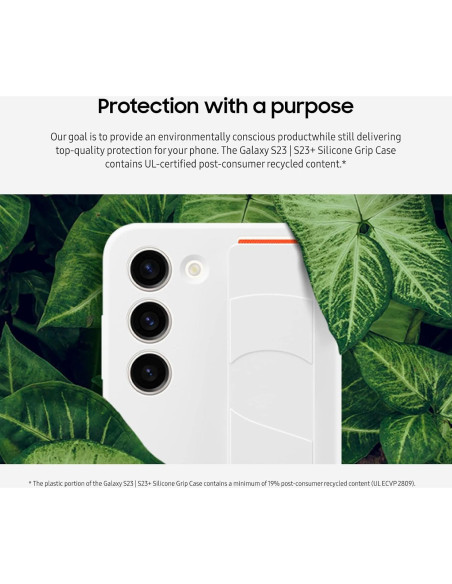 Funda de Silicona con Agarre Samsung Galaxy S23, Negro