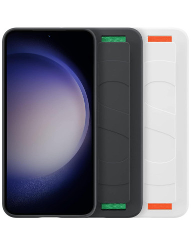 Funda de Silicona con Agarre Samsung Galaxy S23, Negro