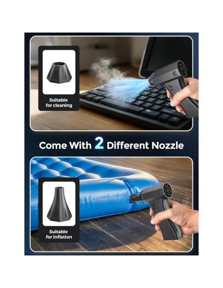 Soplador de Aire Comprimido Fulljion F-C93BK 300000RPM Negro