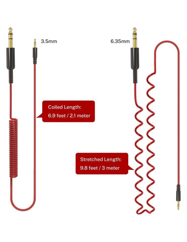 Auriculares Circumaurales OneOdio con Cable de 3m y Bajo 50mm