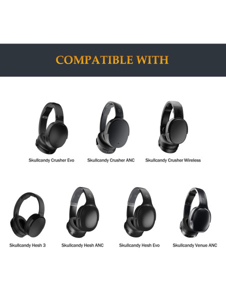 Almohadillas de Reemplazo Skullcandy Crusher Hesh ANC - Par