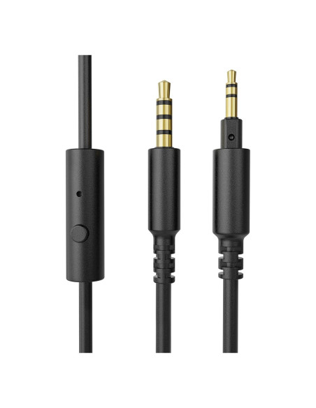 Cable de Audio OneOdio A71 con Micrófono 3.5mm - 1.5m