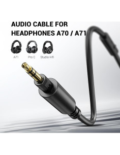 Cable de Audio OneOdio A71 con Micrófono 3.5mm - 1.5m 2