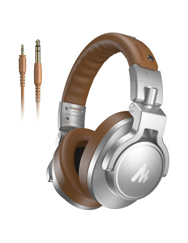 Auriculares de Estudio MAONO MH700 Plata - 50mm, Cable Desmontable