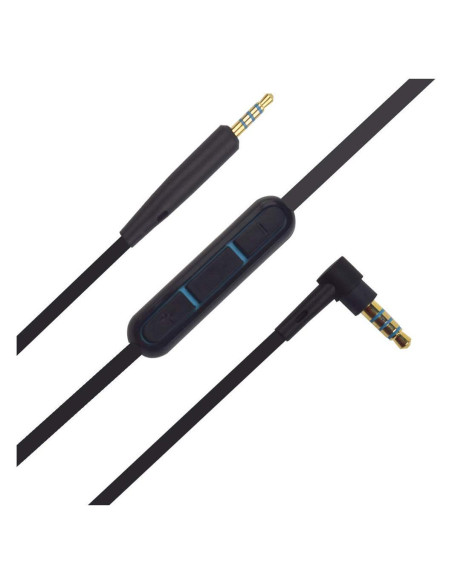 Cable de Audio Xivip 1.5m con Micrófono para Auriculares Bose QC45 QC35