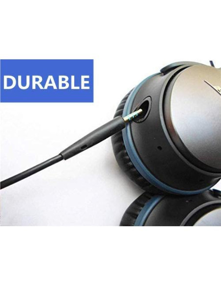 Cable de Audio Xivip 1.5m con Micrófono para Auriculares Bose QC45 QC35