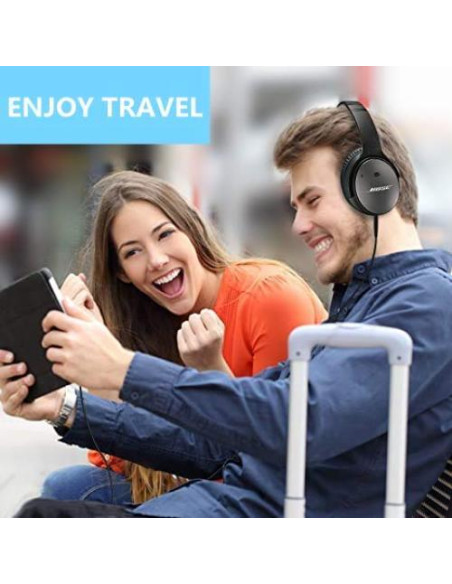 Cable de Audio Xivip 1.5m con Micrófono para Auriculares Bose QC45 QC35