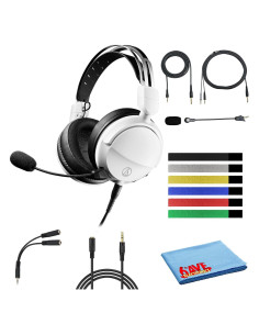 Auriculares Gaming Audio-Technica ATH-GL3-WH con Micrófono