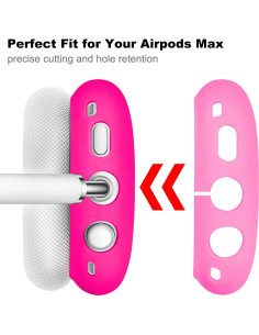 Funda de Silicona Rosa Claro para Auriculares AirPods Max 2