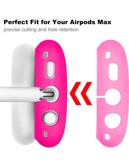 Funda de Silicona Rosa Claro para Auriculares AirPods Max