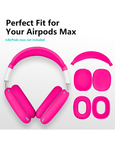 Funda de Silicona Rosa Claro para Auriculares AirPods Max