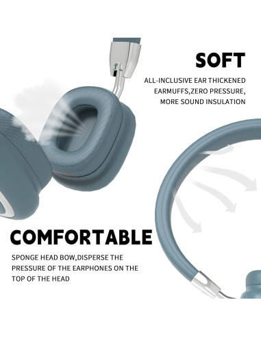 Auriculares Inalámbricos AMAFACE B35 Azul Bluetooth 5.3