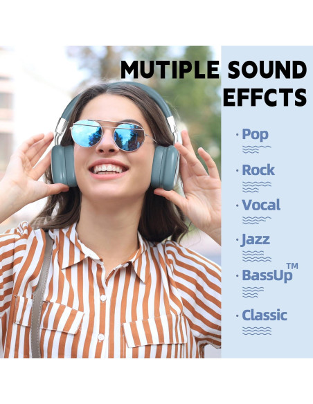 Auriculares Inalámbricos AMAFACE B35 Azul Bluetooth 5.3