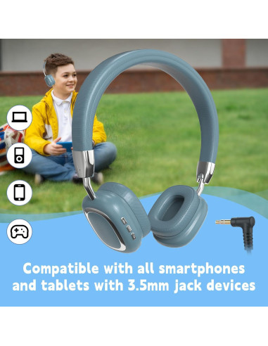 Auriculares Inalámbricos AMAFACE B35 Azul Bluetooth 5.3