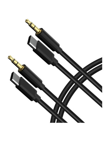 Cable de Audio USB-C a 3.5mm Linkidea para Skullcandy - 2 Pack