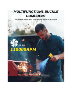 Soplador de Aire Comprimido Smiling Shark JF-02 Inalámbrico 110000 RPM 2