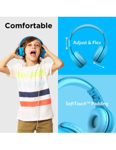 Auriculares LilGadgets Connect+ Pro para Niños Azul 40mm 2