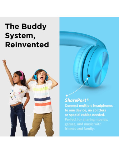 Auriculares LilGadgets Connect+ Pro para Niños Azul 40mm