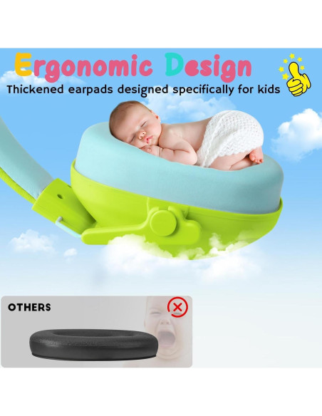 Auriculares para Niños con Cancelación de Ruido SNR 29dB